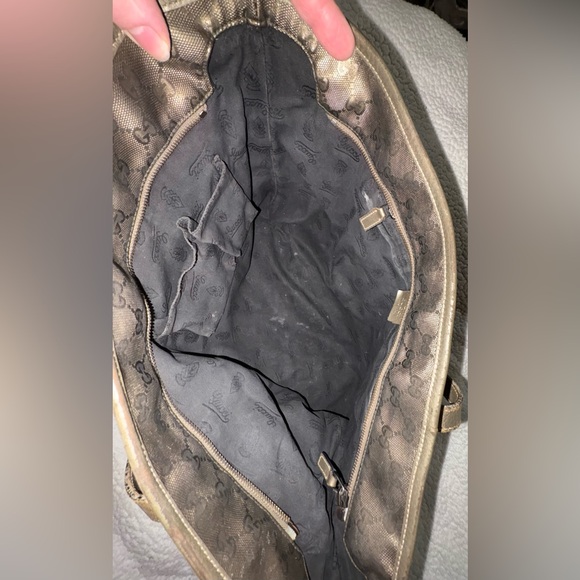 Authentic Gucci GG Implement Tote Khaki Green - Picture 12 of 16